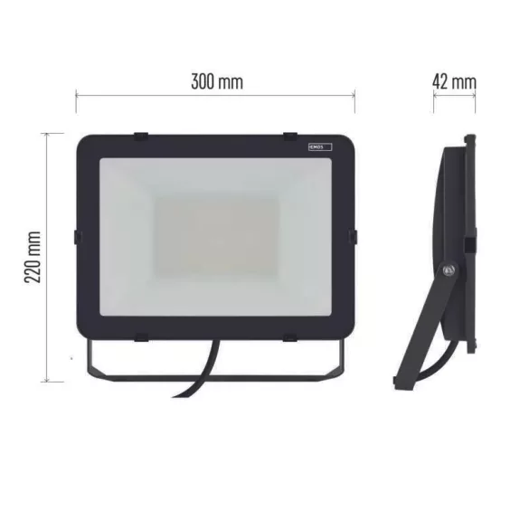 EMOS Profi LED reflektor 100W 11000lm IP65 természetes fehér ZS2652