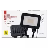 EMOS Profi LED reflektor 10W 1100lm mozgásérzékelőve IP65 term. fehér ZS2712