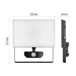 LED REFLEKTOR TAMBO 50W 5000 LM PIR(mozgásérzégelő), ZS2942