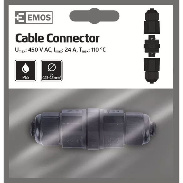 EMOS KÁBELCSATLAKOZÓ IP65 ZS9010
