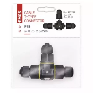 EMOS T kábelcsatlakozó ip68 ZS9030