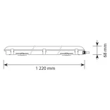 EMOS LED PORÁLLÓ LÁMPA PROFI+ 36W CW IP65 ZT1130