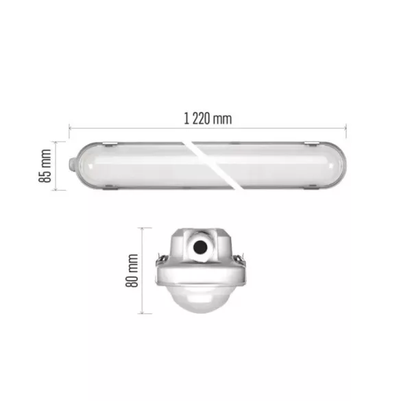 EMOS LED PORÁLLÓ LÁMPA MISTY 54W NW IP66 ZT1621E