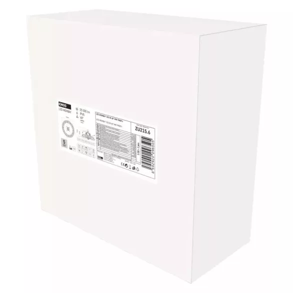 EMOS LED HIGHBAY ipari mennyezeti lámpa PROFI PLUS 150W IP65 60° ZU215.6