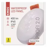 EMOS Exclusive LED panel beépíthető 6W 400lm IP65 term. fehér  ZV1112