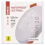 EMOS Exclusive LED panel beépíthető 8W 525lm IP65 term. fehér  ZV1122
