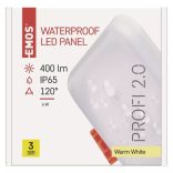 EMOS Exclusive LED panel beépíthető 6W 400lm meleg fehér fehér ZV2111
