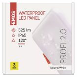 EMOS Exclusive LED panel beépíthető 8W 525lm IP65 term. fehér ZV2122