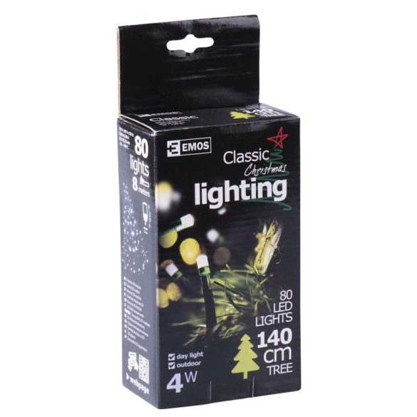 KARÁCSONYI FÉNYFÜZÉR 80 LED 8M Day Light