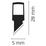 EMOS KARÁCSONYI FÉNYF CLASSIC 10M 100LED IP44 IDŐZÍTŐ SZÍNES ZY0817T