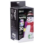 KARÁCSONYI DEKORÁCIÓ HÓEMBER 30 LED IP44 DL ZY1409