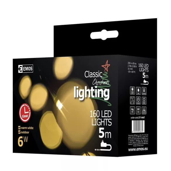 KARÁCSONYI FÉNYFÜZÉR 105 LED 1,5×2 M WW ZY1446T