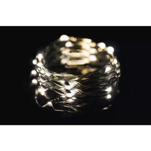 KARÁCSONYI FÉNYF NANO 7.5M 75LED IP44 ZÖLD VEZ IDŐZÍTŐ VINTA ZY1922T