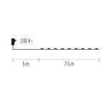 KARÁCSONYI FÉNYF NANO 7.5M 75LED IP44 ZÖLD VEZ IDŐZÍTŐ VINTA ZY1922T