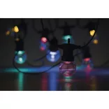 HOME DECO PARTY FÉNYF 5M 50LED 10×G ÁTL.BÚRA IP44 SZÍNES