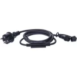 EMOS LED fényfüzér tápkábel, fekete ZY1940