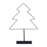 EMOS ZY1961 Karácsonyi Fénydekoráció, Fenyőfa, 30 Led, 3xAA, Időzítő, Meleg Fehé