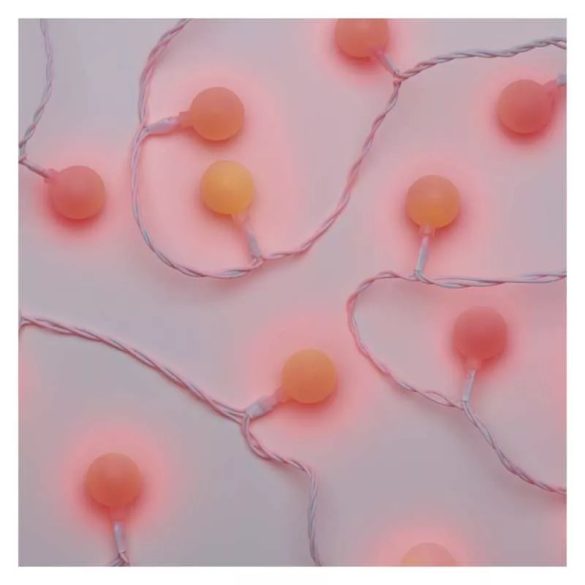 HOME DECO FÉNYF BIG CHERRY 4M 40LED IP44 IDŐZÍTŐ PIROS ZY2024T