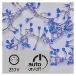 KARÁCSONYI FÉNYF CHERRY SÜNI 2.4M 288LED IP44 IDŐZÍTŐ KÉK ZY2031T