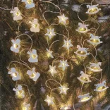 KARÁCSONYI GIRLAND FA PARIPA 10LED 2×AA IDŐZÍTŐ MELEG FEHÉR ZY2063