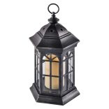 HOME DECO LÁMPÁS GYERTYÁVAL FEK 3×AAA ID VINTAGE ZY2117