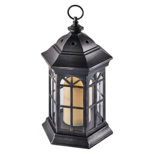 HOME DECO LÁMPÁS GYERTYÁVAL FEK 3×AAA ID VINTAGE ZY2117