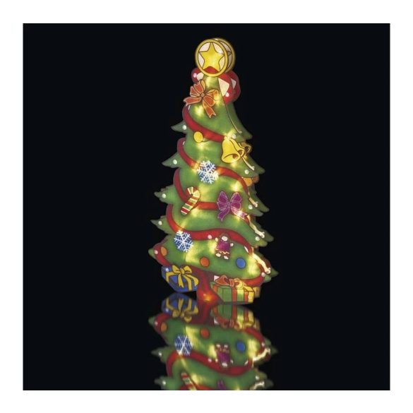 Emos 24x45 cm/20 LED/3xAA/IP20/meleg fehér karácsonyfa karácsonyi dekoráció