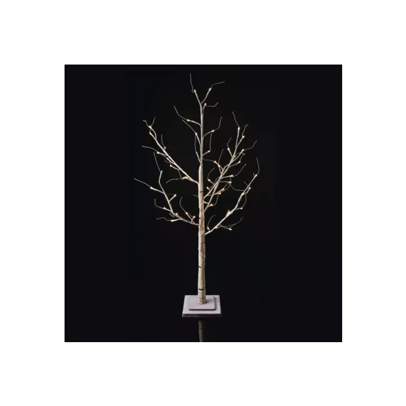 HOME DECO LED TÖRPEFA 120cm 48LED IP44 IDŐZÍTŐ MELEG FEHÉR ZY2138T