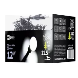 KARÁCSONYI FÉNYFÜZÉR 200 LED BALL 10M CW ZYK0207