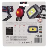 EMOS FEJLÁMPA 1 COB + CREE LED, 3xAAA P3531