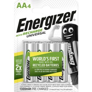 Energizer UNIVERSAL  AA NI-Mh akkumulátor ceruza (HR6) 1300 mAh bl/4