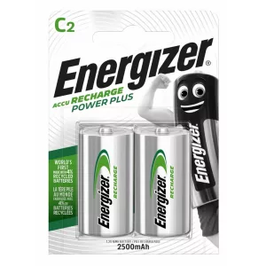 Energizer akkumulátor Ni-Mh baby R14 2500mAh bl/2
