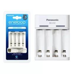   Panasonic Eneloop akkutöltő  2-4db AA-AAA akku töltésére USB  BQCC61USB