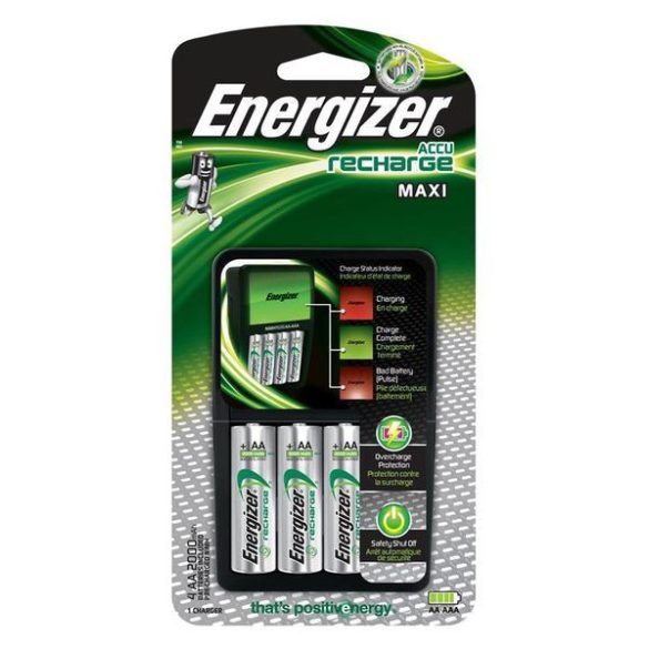 Energizer akkutöltő MAXI+4x2000mAh AA akku