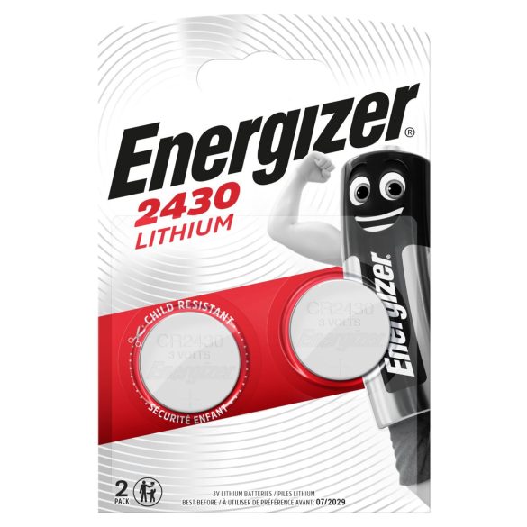 Energizer CR2430 lithium gombelem 3V bl/2