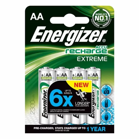 Energizer EXTREME NI-Mh akku AA (HR6) 2300 mAh bl/4