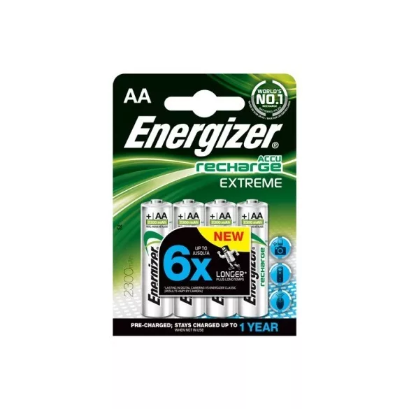 Energizer EXTREME NI-Mh akku AA (HR6) 2300 mAh bl/4