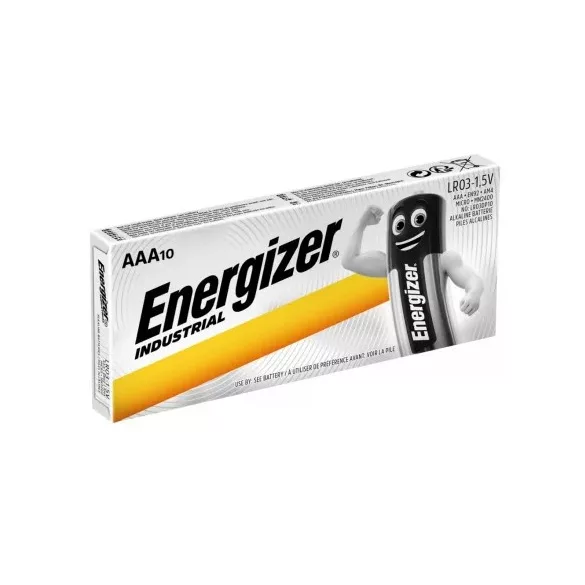 Energizer INDUSTRIAL AAA mikró elem (LR03) dobozos/10