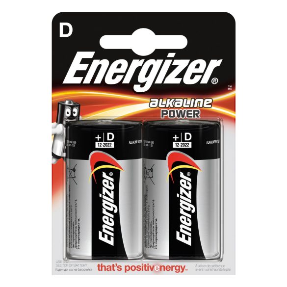 Energizer Alkaline Power D góliát alkáli elem (LR20) bl/2