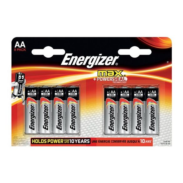Energizer Max AA ceruza elem LR6 bl/8