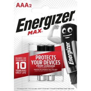 Energizer Max AAA mikró elem (LR03) bl/2