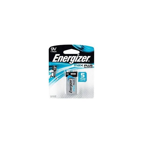 Energizer Max Plus 9V-os elem (6LR61) bl/1