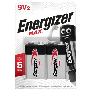 Energizer Max 9V-os elem (6LR61) bl/2