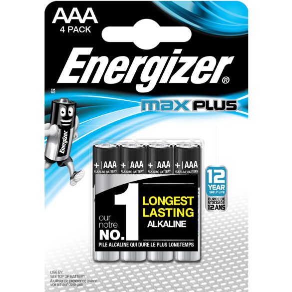 Energizer MAX Plus AAA mikro elem LR03 BL/4