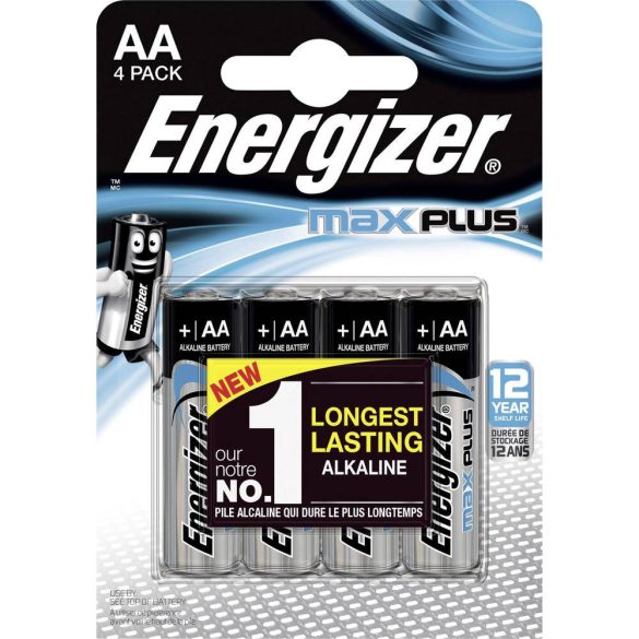 Energizer MAX Plus AA ceruza elem LR6 BL/4