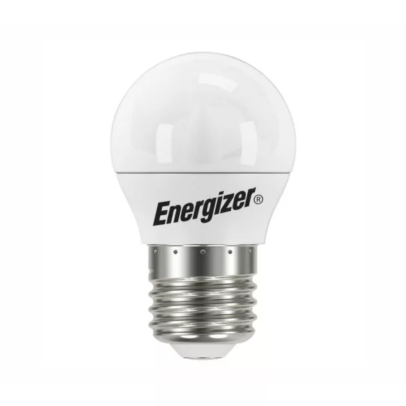 ENERGIZER LED KIS GÖMB E27 4,9W 470lumen (40W) meleg fehér WW 3000K
