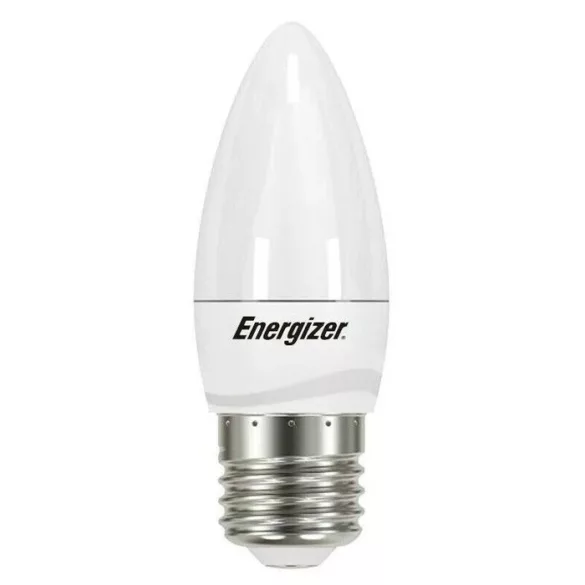 ENERGIZER LED GYERTYA E27 4,9W 470lumen (40W) meleg fehér WW 3000K