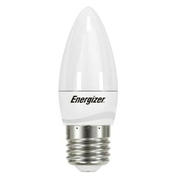ENERGIZER LED GYERTYA E27 4,9W 470lumen (40W) meleg fehér WW 3000K