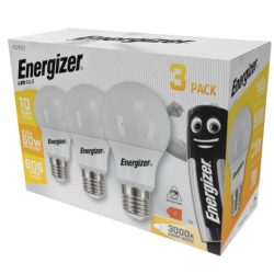   ENERGIZER LED GLOBE E27 8,8W 806lumen (60W) meleg fehér WW 3000K 3DB-OS DOBOZ