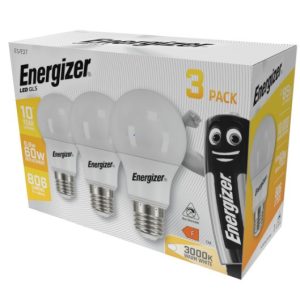 ENERGIZER LED GLOBE E27 8,8W 806lumen (60W) meleg fehér WW 3000K 3DB-OS DOBOZ